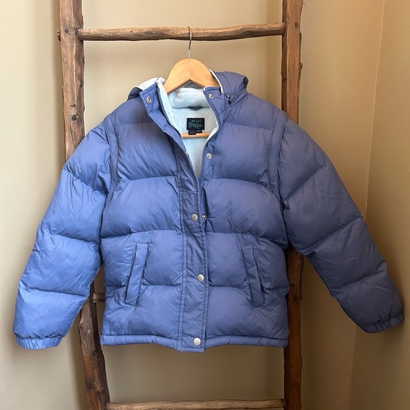 Boden Other - Boden Mini Boden Blue Girls 2 In 1 Puffer Jacket Size 9/10 Youth